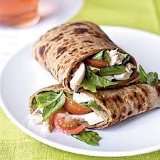 Caprese Wraps With Chicken Recipe Myrecipes Com Rotisserie Chicken Recipes Cooking Recipes Recipes