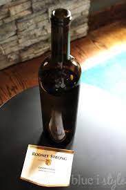 Remove Wine Bottle Labels Without Tearing Or Damaging Blue I Style