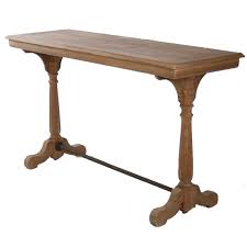 Antiqued French Oak Console Table Sofa Tables Vintage Tables Oak Sofa Oak Console Table Console Table Living Room