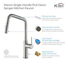 The tips below will help you avoid problems. Kibi Macon Single Handle High Arc Pull Down Kitchen Faucet Kkf2007 Kibi Usa