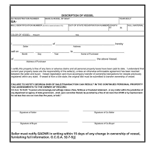 Order unless sales tax is not due, paid with the application for title, or proof of payment of georgia sales tax is submitted, e.g. Bill Of Sale For Boat Vessel Free Forms How To Fill The Form