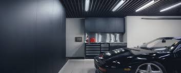 50 Garage Lighting Ideas For Men Cool Ceiling Fixture Designs