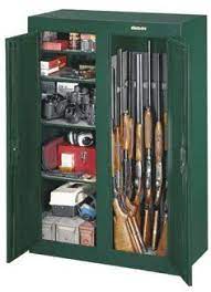 This gun cabinet can keep your ammo and firearms secure and out of harms reach. Gun Cabinet Stack On