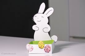 Anleitungen zum basteln und nähen von osterhasen aus tonpapier, filz und stoff: Osterhasen Basteln Aus Papier Vorlage Kribbelbunt