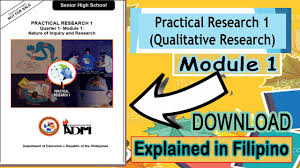 Quantitative and qualitative research are complementary methods that you can combine in your. Practical Research 1 Module 1 Download Explained In Filipino Youtube