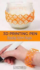 Draw 3d Pen Bracelets Vase Covers Containers And Patterned Structures With Repeat Design Pattern Templates From Mynt3d Get 3d Pen Stencils 3d Pen 3d Pen Art