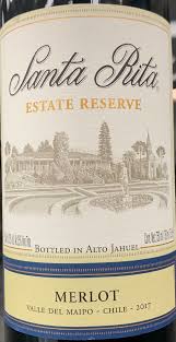 Vino santa emiliana merlot 700ml. Vina Santa Rita Merlot Reserva Casablanca Valley 2019 750ml Pj Wine Inc