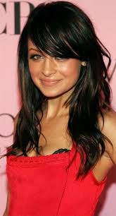 Designpress hunts not only for the trendiest but for the most flattering hairstyles. Long Dark Hair W Side Swept Bangs Hair Styles Long Dark Hair Long Hair With Bangs