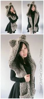You've come to the right place. Hooded Wolf Scarf Crochet Free Patterns Crochet Knitting