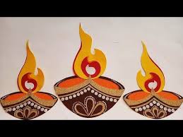 Diwali Decoration Ideas 3 D Paper Diwali Diva Crafts Youtube In 2020 Diwali Craft Diy Paper Crafts Decoration Crafts