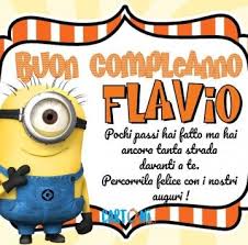 Buon Compleanno Flavio Con I Minions Cartoni Animati Buon Compleanno Compleanno Auguri Di Buon Compleanno