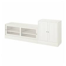 Ikea tv schrank rollen eichenfurnier lowboard fernsehtisch tisch bank 120x34cm. Havsta Tv Mobel Kombination Weiss Ikea Schweiz