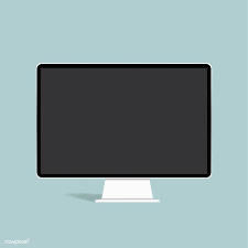 Vector Of Computer Monitor Icon Free Image By Rawpixel Com Laptop Drawing Computer Monitor Aesthetic Template