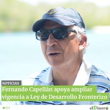 El empresario Fernando Capellán, presidente de Codevi y del Grupo M,  ofreció su apoyo a la continuación de los incentivos que ofrece la Ley de  Desarrollo Fronterizo 28-01, ya que es un