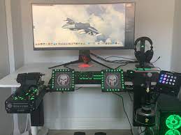 Ready For Dcs Viper Gaming Room Setup Computer Setup Gaming Setup
