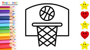 Es la técnica que utilizan los jugadores de baloncesto para mover la. Como Dibujar Una Canasta De Baloncesto Dibujos Ninos How To Draw A Basket Drawings For Kids Youtube