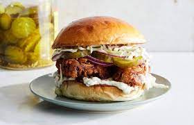 Pickle Brined Fried Chicken Sandwich Recipe Recipe Fried Chicken Sandwich Salad With Sweet Potato Recipes