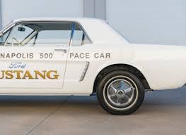 Image result for Pace Car White 1964 Mustang