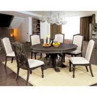 A marriage of rustic wood and heritage craftsmanship, the hyeres oval pedestal dining table is set to be your next family heirloom. Buy Pedestal Kitchen Dining Room Tables Online At Overstock Our Best Dining Room Bar Furniture Deals