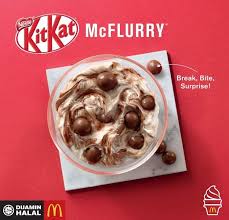 Mcflurry Kit Kat Mcflurry Kit Kat Halal