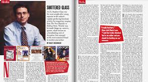 We specialize in both newsprint (tabloid) and digital formats. Shattered Glass Vanity Fair