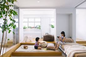 Nitton Architects Knock Through Walls To Create Mini House Inside Singapore Flat Wood Doors Interior Doors Interior Small Apartment Bedrooms