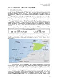 Spain / latitude / longitude Tema 0 Introduccion Geografia De Espana Docsity