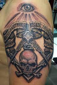 Brother masons who are also tattooers, tattooing small masonic emblems on brother masons. 43 Freemason Tattoo Ideas Freemason Tattoo Freemason Masonic Symbols