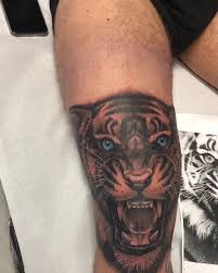 We publish celebrity interviews, album reviews, artist profiles, blogs, videos, tattoo pictures, and more. C Ink Tattoo Knee Tiger Tattoo Artist Rickycink