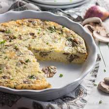 This Easy Crustless Mushroom Quiche With Smoked Gouda Is A Standout Low Carb Crustless Quiche Recipe Keto Quiche Recipes Easy Quiche Recipes Low Carb Quiche