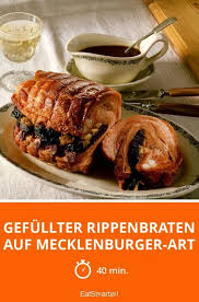 Gefullter Rippenbraten Auf Mecklenburger Art Rezept Rippchen Braten Rippenbraten Rezept Braten