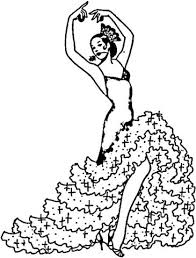 Dibujos De Baile Flamenco Para Colorear E Imprimir