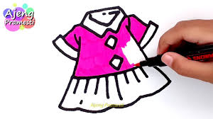 Toko online peralatan bayi terlengkap dan berkualitas. Belajar Mewarnai Gambar Baju Anak Perempuan Youtube