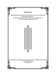 Kumpulan contoh surat permohonan hewan qurban yang benar 2019. Proposal Penangkaran Kijang Dan Rusa