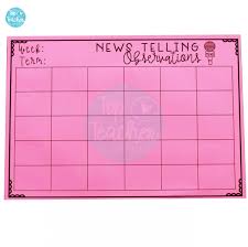 News Telling Observation Grid Observation Teacher Resources Show And Tell