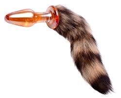 Fox Tail Glass Anal Butt Plug - Tapered Kinky Furry Cosplay Anal Probe |  eBay