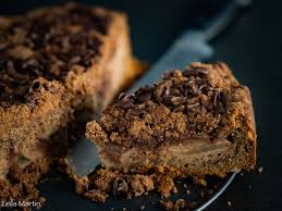 Crazy Streusel Poires Chocolat Noir Noix Et Noisettes Je Vais Vous Cuisiner Poire Au Chocolat Dessert Chocolat Noisette