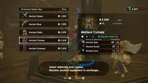 Zelda Breath Of The Wild How To Get The Ancient Armor Vg247