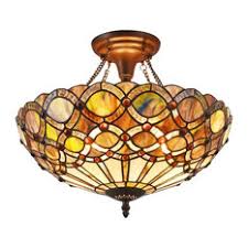 The tiffany ceiling lights flush are made of stained glass shade, led chip and zinc alloy base. Most Popular Stained Glass Flush Mount Ceiling Lights For 2021 Houzz