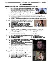 The questions cover a wide range of topics (politics, entertainment, sports, science, etc). The Truman Show Film 1998 15 Question Multiple Choice Quiz The Truman Show Truman Critical Thinking Questions