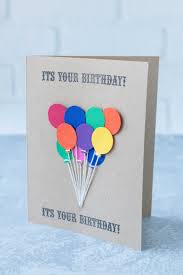 Or choose one of our flat cards and be a little bolder with a variety of paper types and border shapes to select from. 10 Simple Diy Birthday Cards Simple Cards Handmade Simple Birthday Cards Happy Birthday Cards Handmade