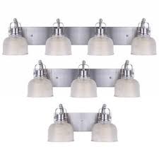 Messina Brushed Nickel Vanity Lighting Collection Bathroom Light Fixtures Bathroom Lighting Bathroom Faucets Brushed Nickel