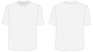 Download T Shirt Mockup Front And Back Sides 1416689 Vector Art At Vecteezy