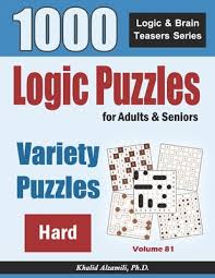 Jigsaw puzzles and missing piece images are great for the brain and the eyes. Logic Puzzles For Adults Seniors 1000 Hard Variety Puzzles Paperback Politics And Prose Bookstore