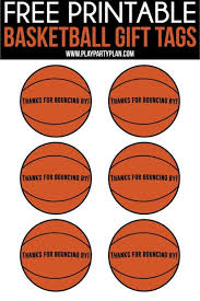 Free Printable Basketball Party Favors That Aren T Just For Kids Diy These Cute Bags Yourself Basketball Party Favors Basketball Party Basketball Theme Party