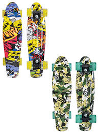 Etagère murale art déco verte | cartonlune. Schildkrot Unisex Adult Retro Skateboard Free Spirit Premium Beach Board With Cool Deck Design Luminous Led Wheels Camouflage 510781 One Size Amazon De Sport Freizeit