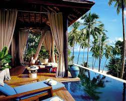 Hidden In A Quiet Bay On The North West Of Koh Samui And Set On A Tropical Palm Tree Covered Cliff The Four Seasons Romantic Hotel Dream Hotels Luxury Resort