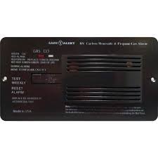 This ul certified tester is safe for use. Mti Industries 65 Series 12 Volt Safe T Alert Flush Mount Rv Carbon Monoxide Co Alarm In Black 65542pbl The Home Depot