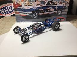 1:25 tom 'mongoose' mcewen 1969 barracuda funny car in 1969, tom mcewen campaigned the barracuda funny car that previously belonged to candies & hughes. Polar Lights Tom Mongoose Mcewen 1969 Barracuda Funny Car Plastic Model Car Kit 1 25 Scale Pol953