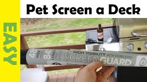 Explore diy screening guides & products perfect for your home. How To Install Diy Pet Fence Using A Mesh Screen For Cats Dogs Youtube